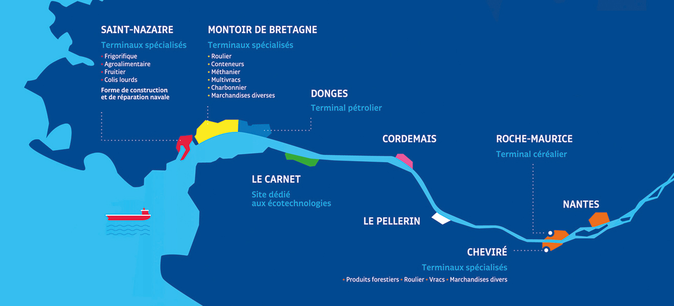 Carte des terminaux